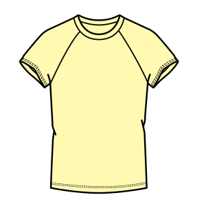 Moldes de confeccion para DAMA Remeras Camiseta Rugby 7294
